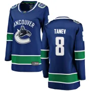 Women's Fanatics Branded Vancouver Canucks Chris Tanev Blue Home Jersey - Breakaway