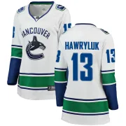 Women's Fanatics Branded Vancouver Canucks Jayce Hawryluk White Away Jersey - Breakaway
