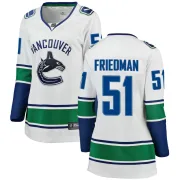 Women's Fanatics Branded Vancouver Canucks Mark Friedman White Away Jersey - Breakaway