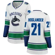 Women's Fanatics Branded Vancouver Canucks Nils Hoglander White Away Jersey - Breakaway