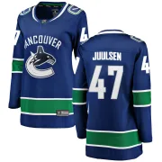 Women's Fanatics Branded Vancouver Canucks Noah Juulsen Blue Home Jersey - Breakaway