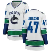 Women's Fanatics Branded Vancouver Canucks Noah Juulsen White Away Jersey - Breakaway