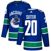 Youth Adidas Vancouver Canucks Brandon Sutter Blue Home Jersey - Authentic