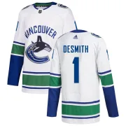 Youth Adidas Vancouver Canucks Casey DeSmith White zied Away Jersey - Authentic