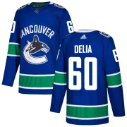 Youth Adidas Vancouver Canucks Collin Delia Blue Home Jersey - Authentic
