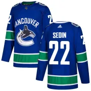 Youth Adidas Vancouver Canucks Daniel Sedin Blue Home Jersey - Authentic