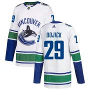 Youth Adidas Vancouver Canucks Gino Odjick White zied Away Jersey - Authentic