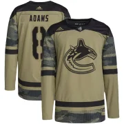 Youth Adidas Vancouver Canucks Greg Adams Camo Military Appreciation Practice Jersey - Authentic