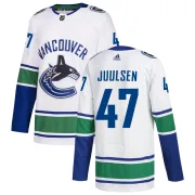 Youth Adidas Vancouver Canucks Noah Juulsen White zied Away Jersey - Authentic