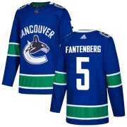 Youth Adidas Vancouver Canucks Oscar Fantenberg Blue Home Jersey - Authentic