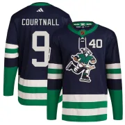 Youth Adidas Vancouver Canucks Russ Courtnall Navy Reverse Retro 2.0 Jersey - Authentic