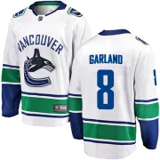 Youth Fanatics Branded Vancouver Canucks Conor Garland White Away Jersey - Breakaway