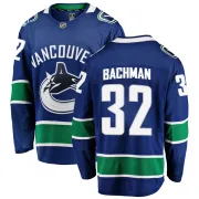 Youth Fanatics Branded Vancouver Canucks Richard Bachman Blue Home Jersey - Breakaway