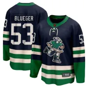 Youth Fanatics Branded Vancouver Canucks Teddy Blueger Blue Navy Special Edition 2.0 Jersey - Breakaway