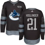 Youth Vancouver Canucks Nils Hoglander Black 1917-2017 100th Anniversary Jersey - Authentic