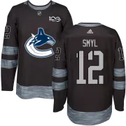 Youth Vancouver Canucks Stan Smyl Black 1917-2017 100th Anniversary Jersey - Authentic